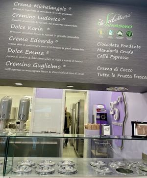  at La Sorbetteria Castiglione in Bologna