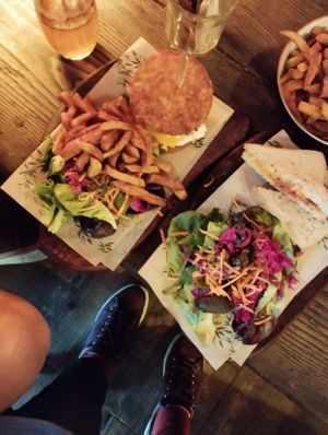 Main course  at Moon and Sons in Caen