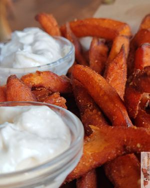 Sweet potatoes at Moon and Sons in Caen