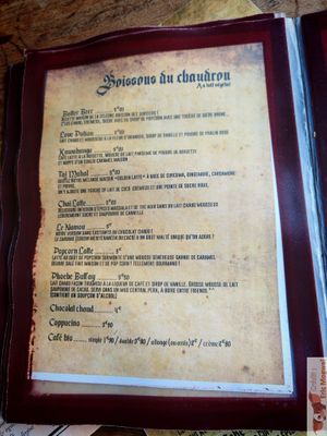 Hot drinks at Moon and Sons in Caen