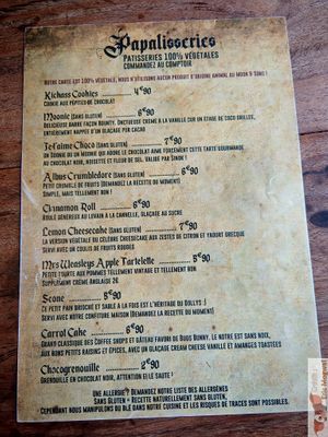 Desserts at Moon and Sons in Caen