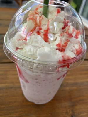 Strawberry Shake at Plantology - Cloud Kitchen - Maybe closed in San Antonio