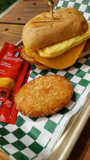Breakfast sandwich (for dinner 😅) at Plantology - Cloud Kitchen - Maybe closed in San Antonio