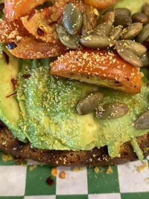 Avocado 🥑 gluten free Toast at Plantology - Cloud Kitchen - Maybe closed in San Antonio
