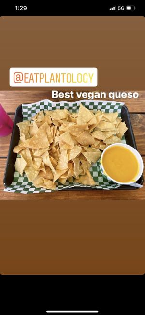 Best vegan queso I’ve ever had   at Plantology - Cloud Kitchen - Maybe closed in San Antonio