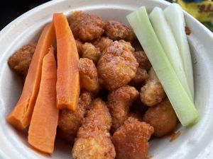 Buffalo cauliflower wings  at Plantology - Cloud Kitchen - Maybe closed in San Antonio