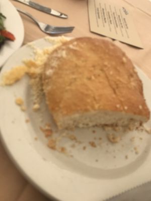 Bread came w cheese at Fried Green Tomatoes in Galena