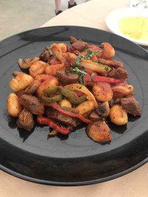 Amazing gnocchi though at Fried Green Tomatoes in Galena