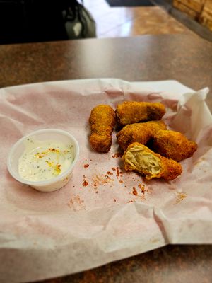 Red Hot Pepper Vings at Plant Based Heat in Memphis