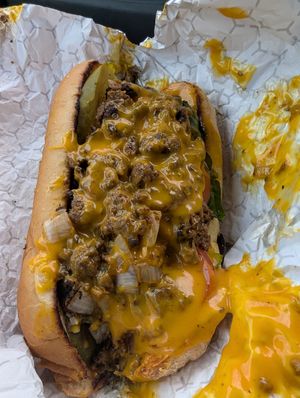 Cheese steak at Plant Based Heat in Memphis