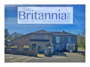 The Britannia Inn Free house and Waves Restaurant, parking, disabled access, Family run business, friendly staff and four dinning areas, plus our big beer garden, bouncy castle.  at The Britannia Inn and Waves Restaurant in Par