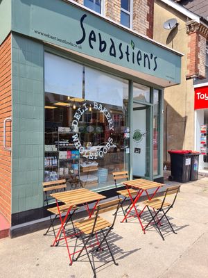 Front of shop! at Sebastien's Foods  in Paignton
