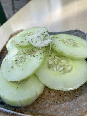 Cucumbers!  at Seadog Sushi Bar in Chicago