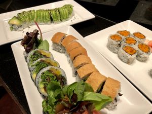 Jazzy maki and v3 maki  at Seadog Sushi Bar in Chicago