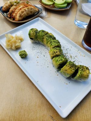 second vegan maki roll at Seadog Sushi Bar in Chicago
