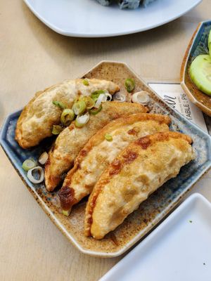 veggie gyoze at Seadog Sushi Bar in Chicago