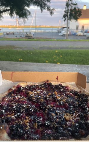 Blueberry dessert pie  at The Parlor in Stratford