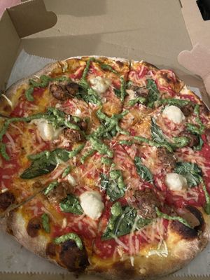 Strega Nona pizza at The Parlor in Stratford