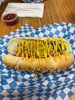Chicago Dog at Seaside Slushies & Dogs in Seaside