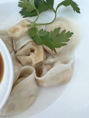 Veggie dumplings   at Po's Rice and Spice in East Hampton