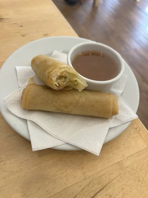 Vegetable Spring Rolls  at Po's Rice and Spice in East Hampton