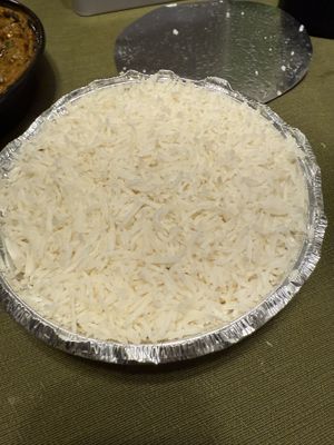 Rice for 2 entrees   at Great Indian Kitchen in Albany
