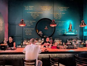 Bar at La Ó in San Juan