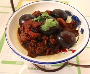 Vegan Pork Trotter with Ginger and Vinegar 素薑醋 at Ben Zhen Vegetarian Cafe 新本真茶餐室 in Hong Kong Island