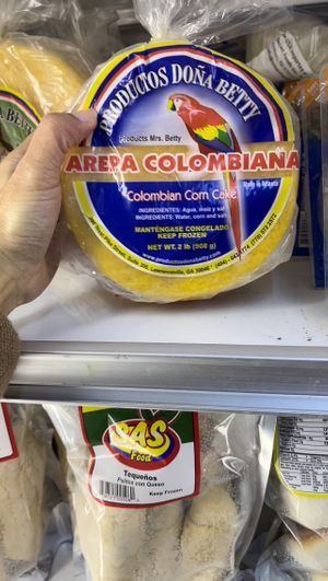 Arepas (watch out for cheese filled)  #Veganuary at Saraga International Grocery in Columbus