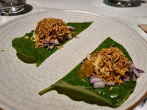 Betel leaves at Zaab in Braddon