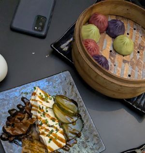 Tofu and dumplings at Kohakinho in Lugano