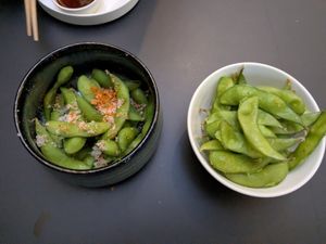 Spicy edamame~ at Kohakinho in Lugano