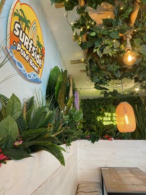 Inside  at Surfside Poké in Mons