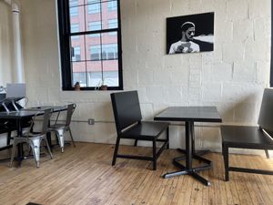 Indoor seating 2 at Fuego Coffee Roasters in Rochester