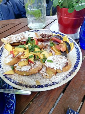 French Toast, soooo tasty at BABA Handmade Cafe in Leipzig