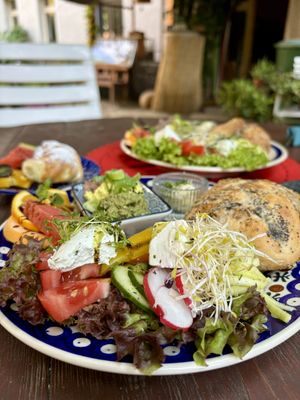 Kleines herzhaftes Frühstück  at BABA Handmade Cafe in Leipzig