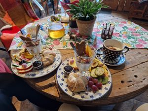 Litter sweat breakfast 😋 at BABA Handmade Cafe in Leipzig