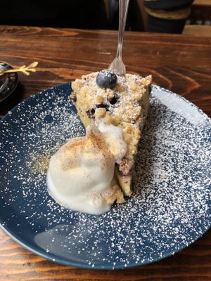 blueberry streusel - yum! 9/10  at BABA Handmade Cafe in Leipzig