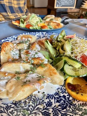 Piroggen 😍  at BABA Handmade Cafe in Leipzig