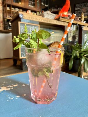 Rosenlimo 🌹  at BABA Handmade Cafe in Leipzig