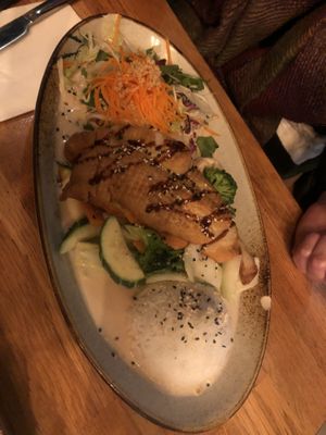 Vegan chicken   at CoBuis Kitchen in Berlin