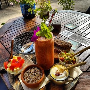 Breakfast at Organic in Mallorca