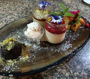 Dessert at Organic in Mallorca