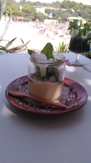 Tiramisu at Organic in Mallorca
