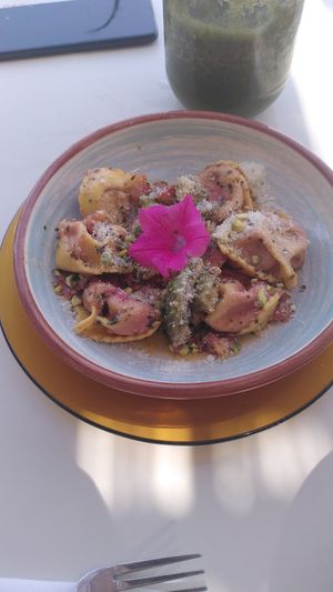 Ravioli at Organic in Mallorca