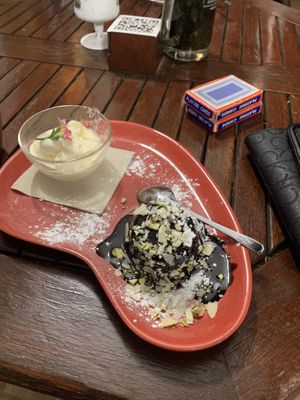 Vegan dessert at Organic in Mallorca