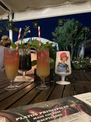 Welcome drinks 🍹 at Organic in Mallorca