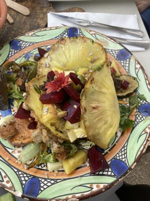 Organic salat at Organic in Mallorca