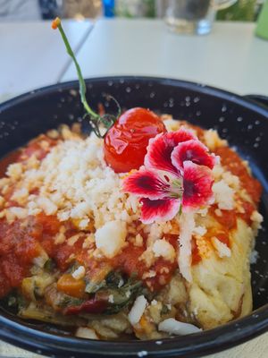 Glutenfree vegan Lasagne at Organic in Mallorca