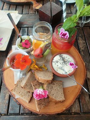 Detox breakfast at Organic in Mallorca